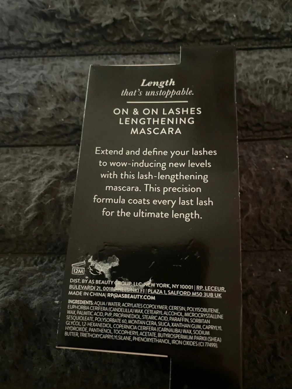 Laura Geller On and On Lashes Lengthening mascara